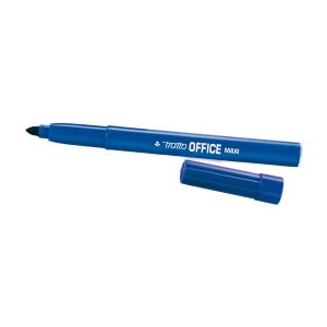 Pennarelli Office punta feltro - punta maxi - tratto 0,80-2,00mm - blu  - Tratto - conf. 12 pezzi - immagine 1