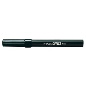 Pennarelli Office punta feltro - punta maxi - tratto 0,80-2,00mm - nero  - Tratto - conf. 12 pezzi - immagine 1