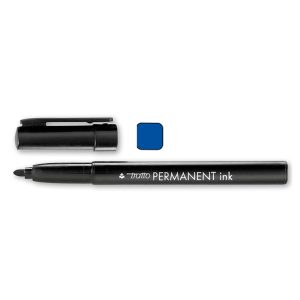 Marcatore Tratto Permanent Ink - punta tonda 2,00mm - blu - Tratto - conf. 12 pezzi - immagine 3