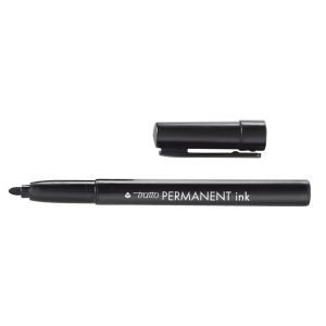 Marcatore Tratto Permanent Ink - punta tonda 2,00mm - nero - Tratto - conf. 12 pezzi - immagine 3
