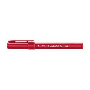 Marcatore Tratto Permanent Ink - punta tonda 2,00mm - rosso - Tratto - conf. 12 pezzi - immagine 1