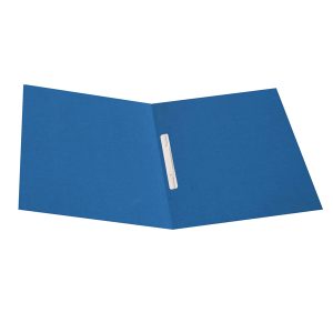 Cartelline semplici con pressino - cartoncino Manilla 200 gr - 25x34 cm - azzurro - Cartotecnica del Garda - conf. 50 pezzi - immagine 1