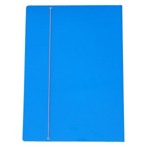 Cartellina con elastico - cartone plastificato - 35 x 50 cm - azzurro - Cartotecnica del Garda - immagine 1