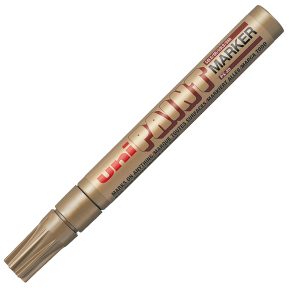 Marcatore Uni Paint PX20 - punta 2,8mm - oro - Uni Mitsubishi - immagine 1