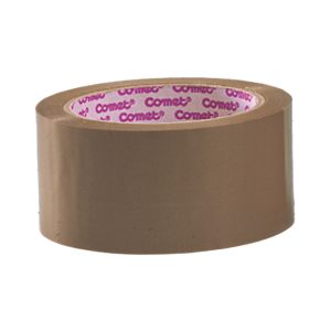 Nastro adesivo - 5 cm x 66 m - PPL - avana - Comet - immagine 1
