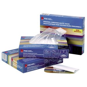 Sacchi per distruggidocumenti AS3000 -  fino a 175 L - PPL - Rexel - conf. 100 pezzi - immagine 1