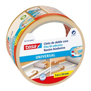 Nastro biadesivo - taglio facilitato - 5 cm x 5 m - bianco - Tesa - immagine 1