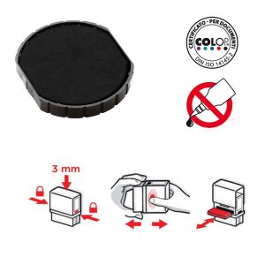 Tampone di ricambio E/R30 - nero - Colop - immagine 1