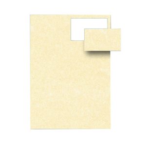 Biglietti da visita - 85 x 54 mm - 165 gr - microperforati - avorio - Decadry - conf. 12 fogli da 10 biglietti - immagine 1