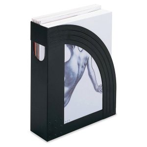 Portariviste E803 - 24,5 x 30 cm - 7,5 cm - nero - Fellowes - immagine 1