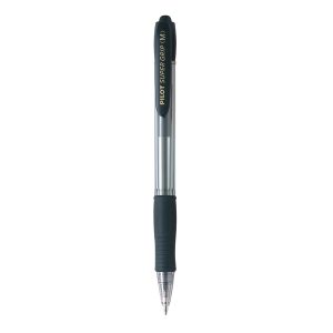 Penna a sfera a scatto Supergrip  - punta media 1,0mm - nero - pilot - immagine 1