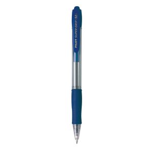 Penna a sfera a scatto Supergrip - punta media 1,0mm - blu - pilot - immagine 1