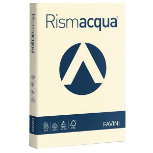 Carta Rismacqua - A4 - 200 gr - avorio 110 - Favini - conf. 125 fogli - immagine 1