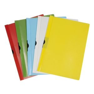 Cartellina con molla Spring File - PPL - 22x31 cm - dorso 5 mm - bianco - Methodo - immagine 1