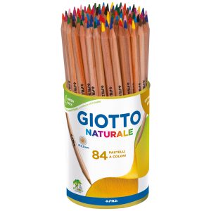 Pastelli - naturale - diametro mina 3,30 mm - Giotto - barattolo 84 pezzi - immagine 1