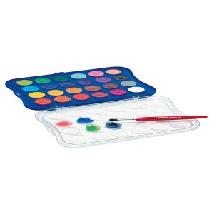 Pastiglie Acquerelli - ø 30mm  - colori assortiti - Giotto - astuccio 24 pastiglie - immagine 2