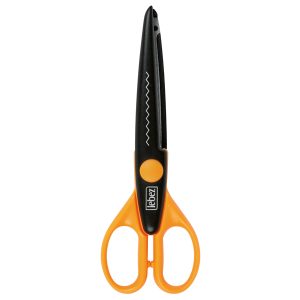 Forbice Snippy Zig Zag - 17 cm - lama acciaio - colori assortiti - Lebez - immagine 2