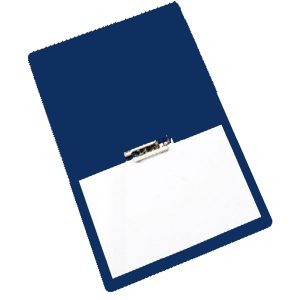 Raccoglitore Presspan - con pressino lilliput - 26x33 cm - blu - Cartotecnica del Garda - immagine 1