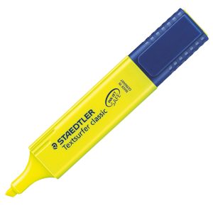 Evidenziatore Textsurfer Classic - punta a scalpello - tratto 1,0-5,0mm - giallo  - Staedtler - immagine 1