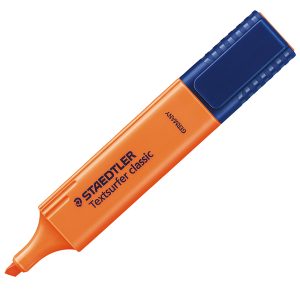 Evidenziatore Textsurfer Classic - punta a scalpello -  tratto 1,0mm-5,0mm - arancio  - Staedtler - immagine 1