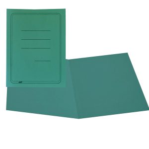 Cartelline semplici - con stampa - cartoncino Manilla 145 gr - 25x34 cm - verde - Cartotecnica del Garda - conf. 100 pezzi - immagine 1