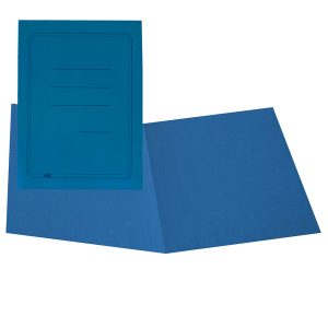 Cartelline semplici - con stampa - cartoncino Manilla 145 gr - 25x34 cm - azzurro - Cartotecnica del Garda - conf. 100 pezzi - immagine 1