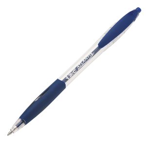 Penna a sfera a scatto Atlantis Classic - punta 1,0mm - blu  - Bic - conf. 12 pezzi - immagine 1