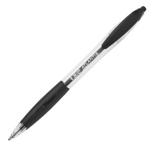 Penna a sfera a scatto Atlantis Classic  - punta 1,0mm - nero - Bic - conf. 12 pezzi - immagine 1
