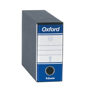 Registratore Oxford G81 - dorso 8 cm - memorandum 23x18 cm - blu - Esselte - immagine 2