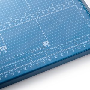 Taglierina a rullo professionale 550 - 55 x 36 cm - 360 mm - 20 fogli - blu/grigio - Dahle - immagine 3