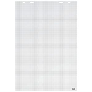 Blocco per lavagna - 20 fogli - 67 x 97 x 0,3 cm - quadretti 5 x 5 cm - Nobo - immagine 2