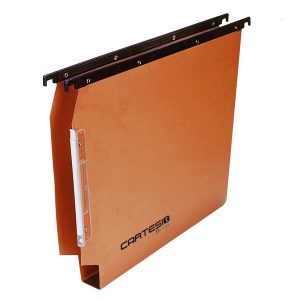 Cartella sospesa Cartesio Eco-logica® - armadio - 33 cm - fondo U - 33 x 28 cm - arancio - Bertesi - immagine 1
