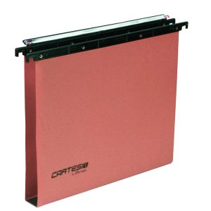 Cartella sospesa Cartesio Plus - cassetto - interasse 33 cm - fondo U - 31,3 x 25 cm - arancio - Bertesi - immagine 1