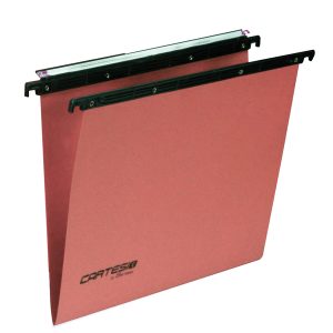 Cartella sospesa Cartesio Plus - cassetto - interasse 39 cm - fondo V - 37 x 25 cm -  arancio - Bertesi - immagine 1