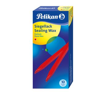 Ceralacca rossa - per lettere 60/10 - superfici ruvide - stecche da 600 gr - Pelikan - immagine 1