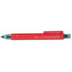 Portamine - mina 5,6mm - in plastica con clip - Koh I Noor - immagine 1