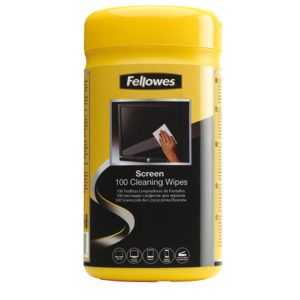 Salviette pulisci schermo - Fellowes - conf. 100 pezzi - immagine 1