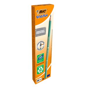 Matita in resina Ecolutions Evolution Graphite 650 - gradazione HB - Bic - conf. 12 pezzi - immagine 1