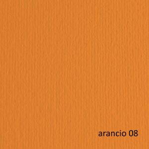 Cartoncino Elle Erre - 50x70cm - 220gr - arancio 108 - Fabriano -  blister 20 fogli - immagine 1