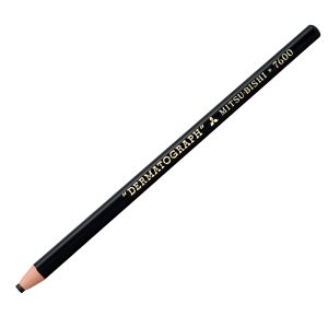 Matita dermotografica 7600 - nero - Uni Mitsubishi - immagine 1