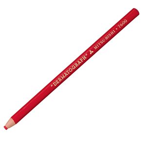 Matita dermotografica 7600 - rosso - Uni Mitsubishi - immagine 1