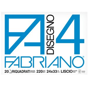 Album F4 - 24x33cm - 220gr - 20 fogli - liscio - squadrato - Fabriano - immagine 1