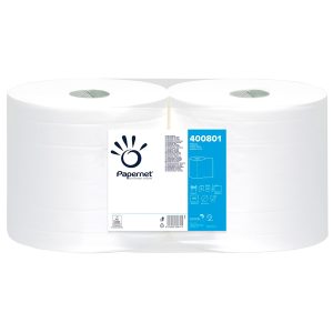 Bobina asciugatutto Special - 2 veli - finitura liscia - 19,5 gr - diametro 25 cm - 26 cm x 293 mt - bianco - Papernet - immagine 1