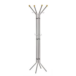 Appendiabiti - 4 posti - 180 x 52 cm - argento - Alco - immagine 1