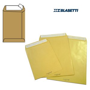 Busta a sacco Monodex - strip adesivo - 19 x 26 cm - 80 gr - avana - Blasetti - conf. 500 pezzi - immagine 1
