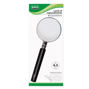 Lente di ingrandimento 1122 - diametro 6,5 cm - nero - Lebez - immagine 1