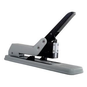 Cucitrice da tavolo Leone 130 - braccio lungo - max 180 fogli - grigio/nero - Arké - immagine 1