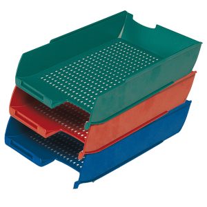 Vaschetta portacorrispondenza PS7Star - 25,5 x 35,5 x 6,5 cm - verde - Methodo - immagine 1