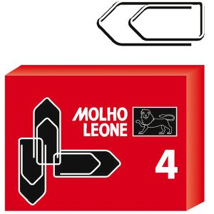 Fermagli zincati - n. 4 - 3,2 cm - Molho Leone - conf. 100 pezzi - immagine 1