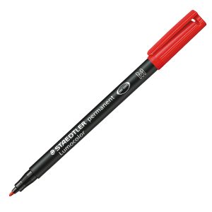 Pennarello Lumocolor Permanent 317 - punta 1,0mm - rosso - Staedtler - immagine 1